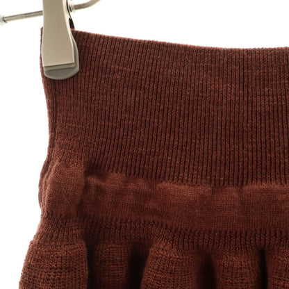 LEMAIRE Italian Knit Maxi Skirt Brown Size S