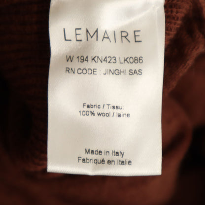LEMAIRE Italian Knit Maxi Skirt Brown Size S