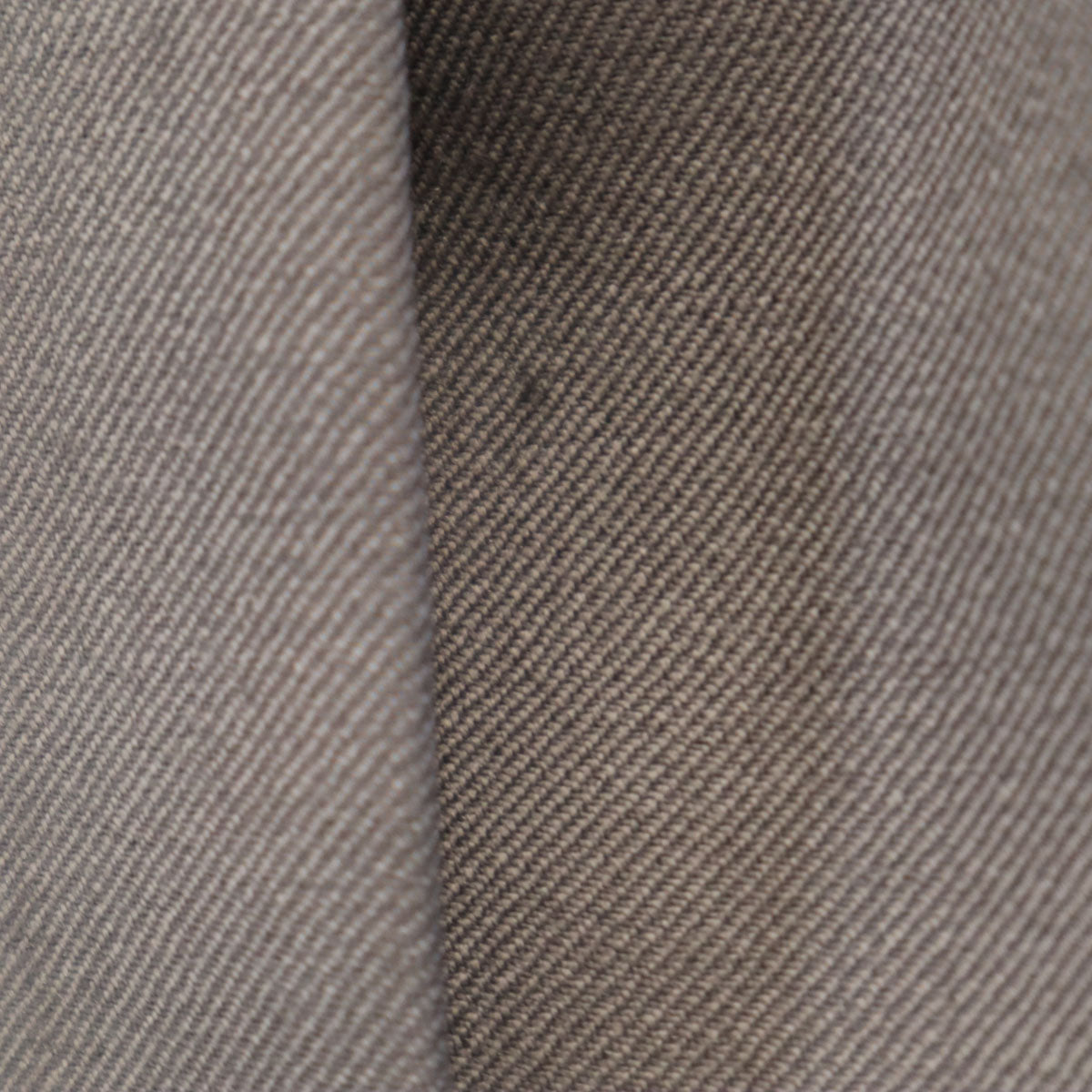 HERMES French Midi Wrap Skirt Gray Size 42