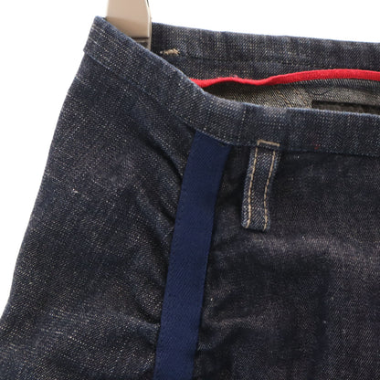 MARITHE + FRANCOIS GIRBAUD Indigo Denim Midi Skirt Size S