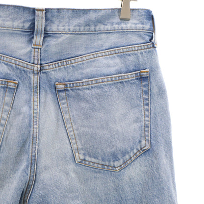 BALENCIAGA Made in Japan Blue Denim Shorts Size W29