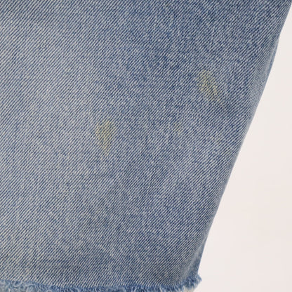 BALENCIAGA Made in Japan Blue Denim Shorts Size W29