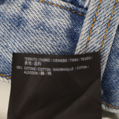 BALENCIAGA Made in Japan Blue Denim Shorts Size W29