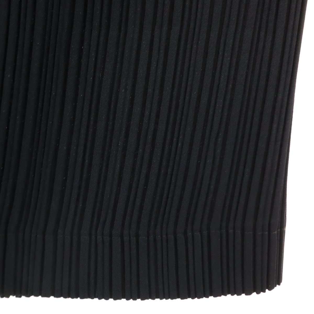 ISSEY MIYAKE 90s Pleated Maxi Skirt Black Size M