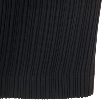 ISSEY MIYAKE 90s Pleated Maxi Skirt Black Size M