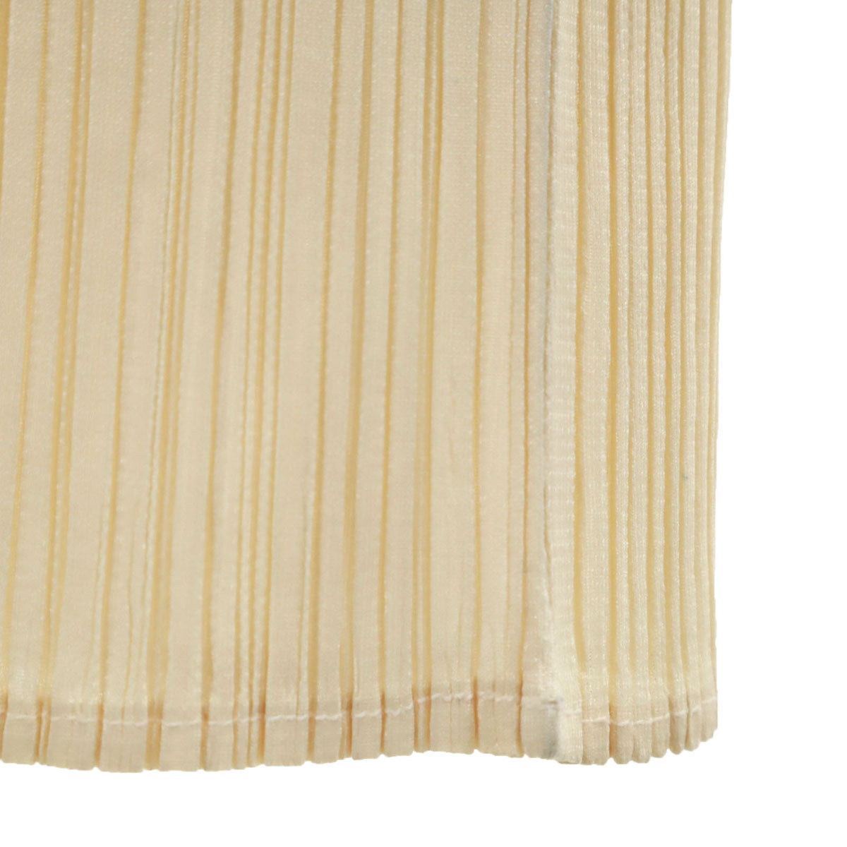 PLEATS PLEASE 90s Pleated Pattern Midi Skirt Ivory Size 2