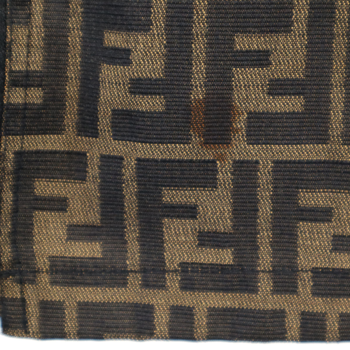 FENDI Vintage Zucca Pattern Brown Mini Skirt Size 40