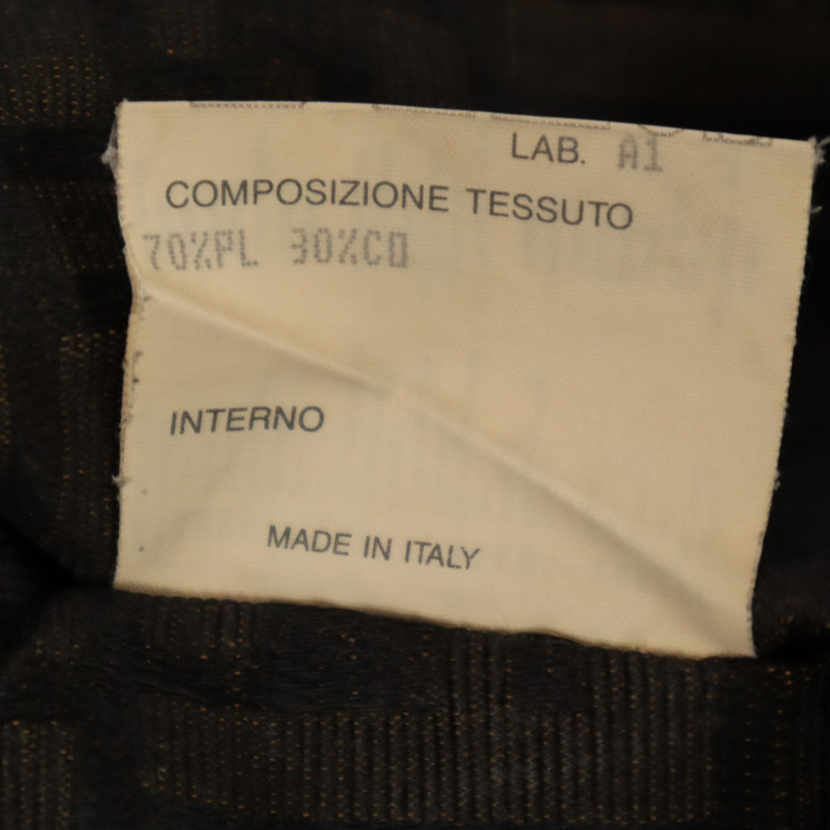 FENDI Vintage Zucca Pattern Brown Mini Skirt Size 40