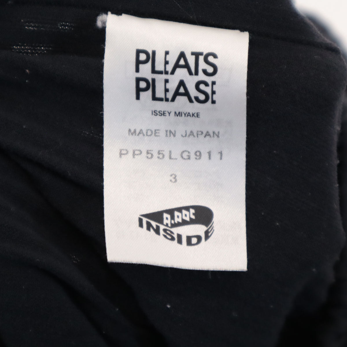 PLEATS PLEASE Pleated Midi Skirt Black Size JP 3