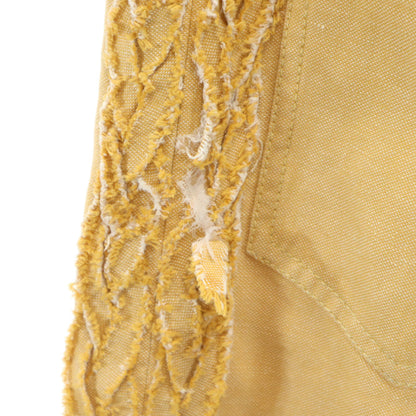 LOUIS VUITTON Linen Blend Cropped Pants Camel Size 34