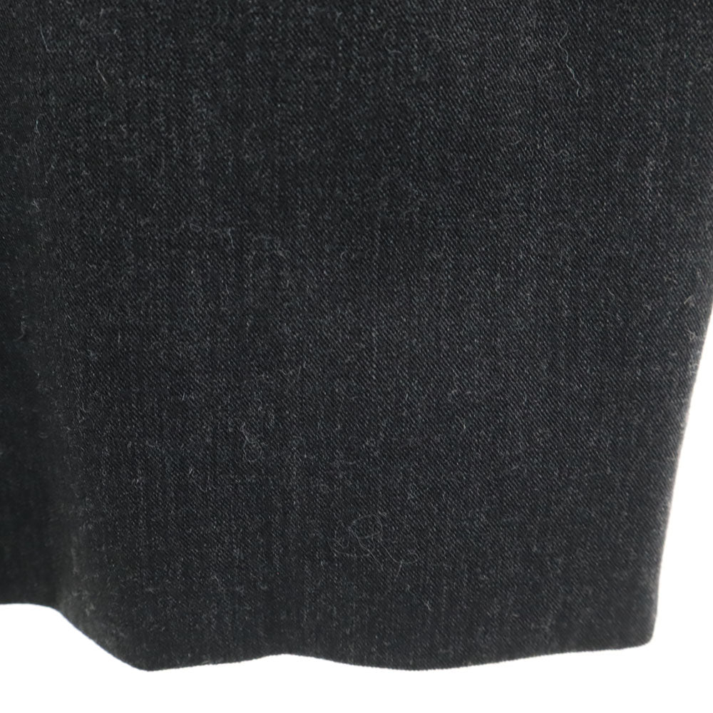CHANEL Charcoal Gray Midi Tight Skirt