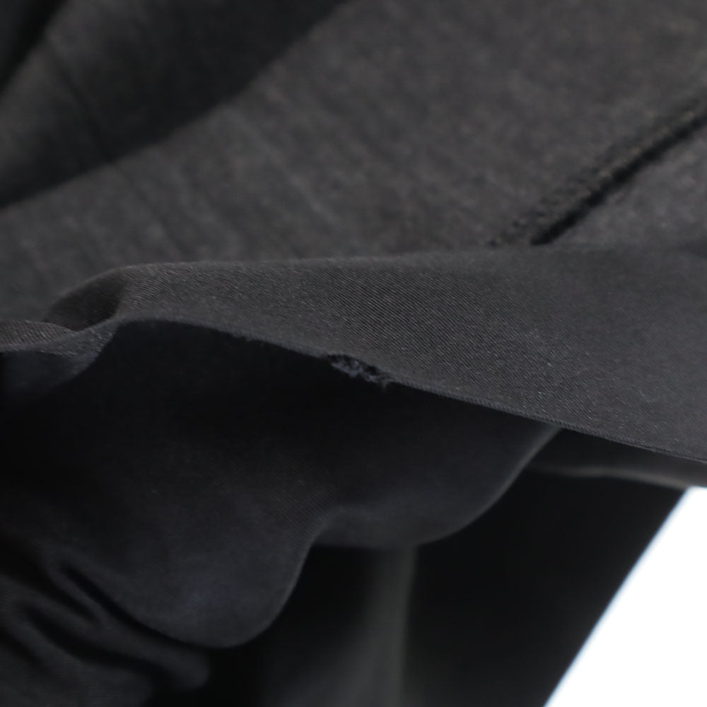 CHANEL Charcoal Gray Midi Tight Skirt