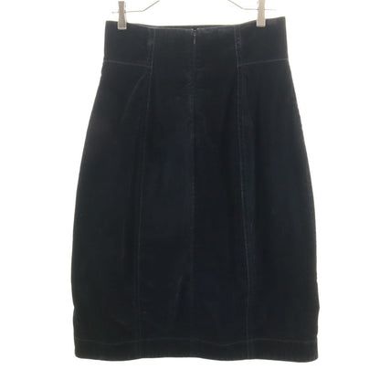 MARNI Made in Italy Moleskin Midi Skirt Black Size 40
