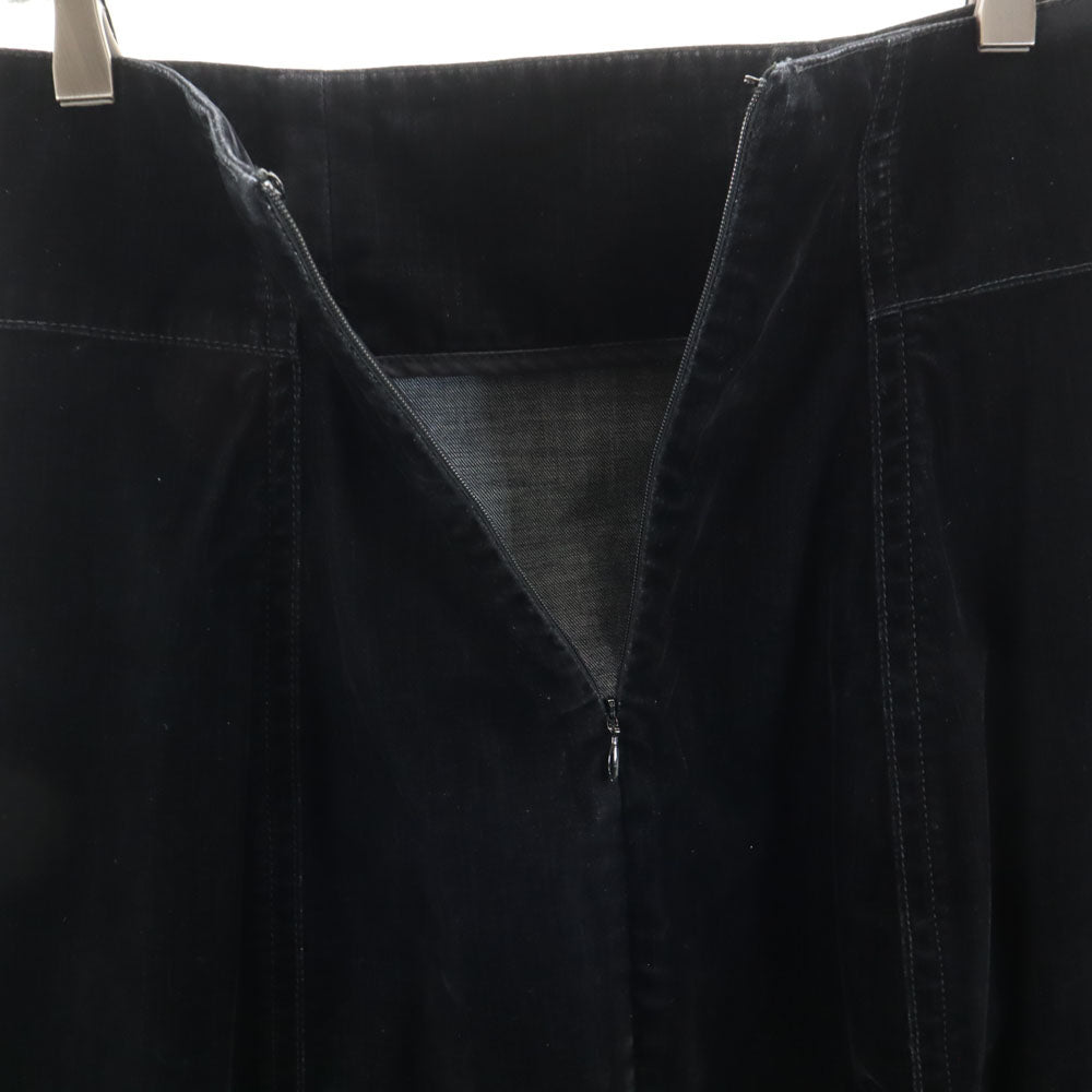 MARNI Made in Italy Moleskin Midi Skirt Black Size 40