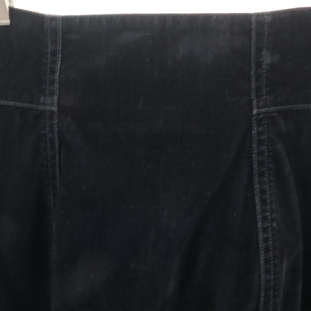 MARNI Made in Italy Moleskin Midi Skirt Black Size 40