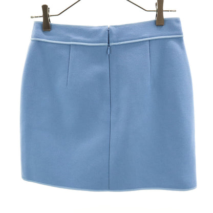N°21 Wool Blend Mini Skirt Blue-Purple Size 38