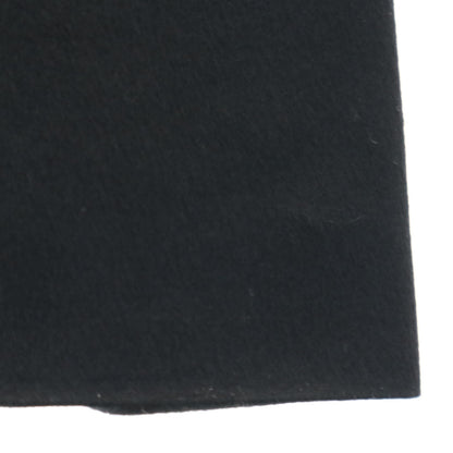 GUCCI 80s Vintage Cashmere Midi Skirt Black Size 40