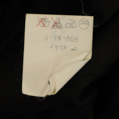 GUCCI 80s Vintage Cashmere Midi Skirt Black Size 40