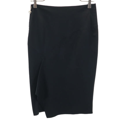 GUCCI Italian Made Stretch Pencil Midi Skirt Black Size M