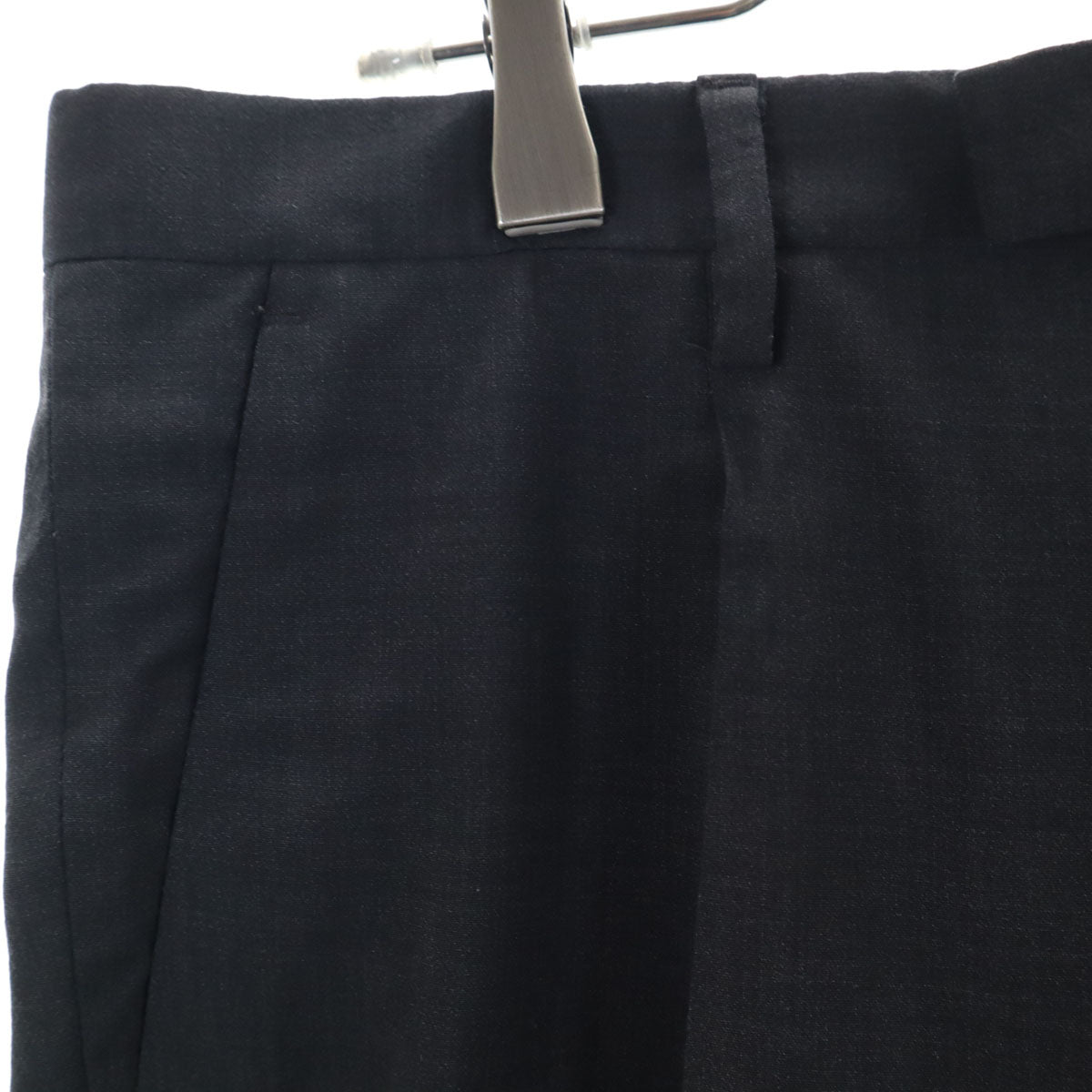 MIUMIU Italian Slacks Shorts Charcoal Gray Size 46