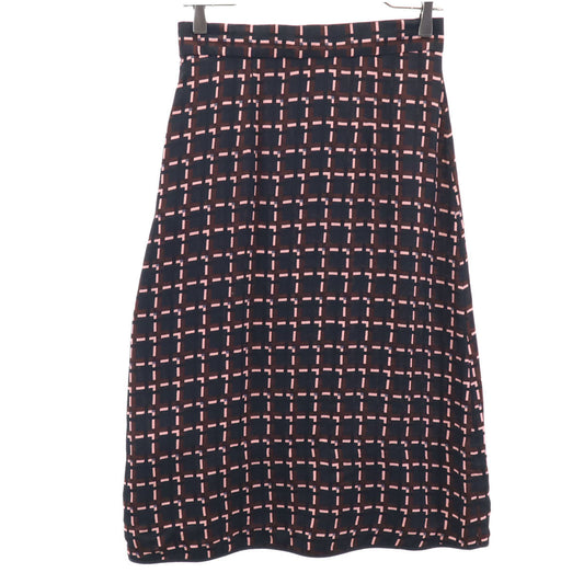 MARNI Italian-Made All-Over Pattern Skirt Black Size 38