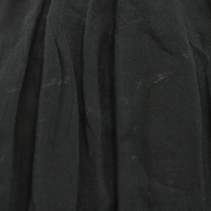 ISSEY MIYAKE 90s Pleated Long Skirt Black Size L
