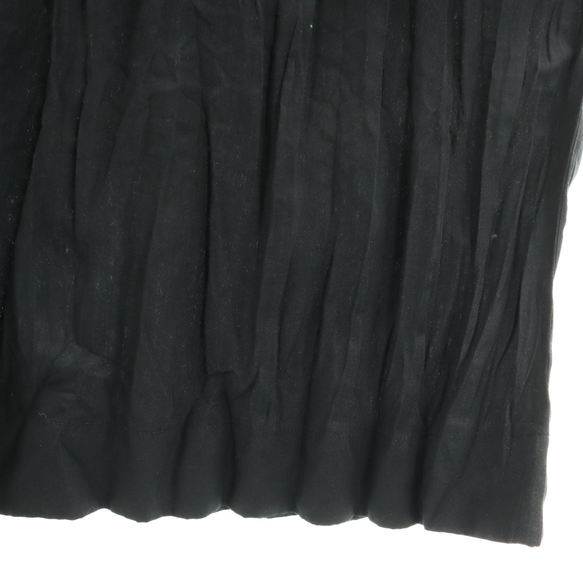 ISSEY MIYAKE 90s Pleated Long Skirt Black Size L