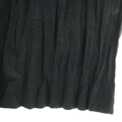 ISSEY MIYAKE 90s Pleated Long Skirt Black Size L