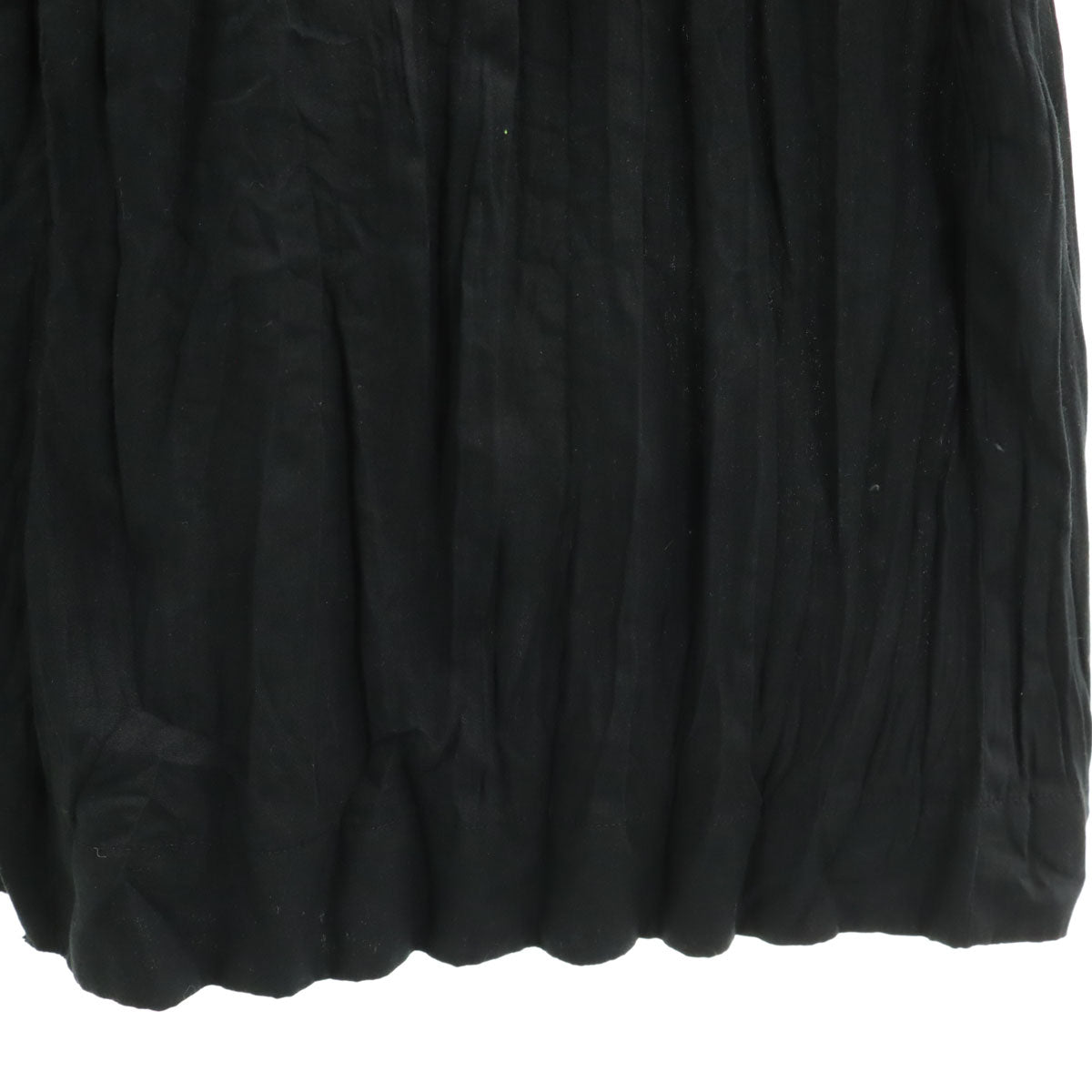 ISSEY MIYAKE 90s Pleated Long Skirt Black Size L