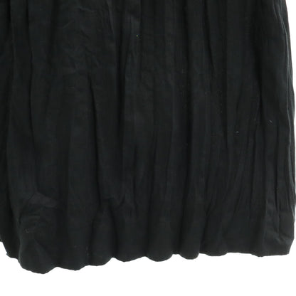 ISSEY MIYAKE 90s Pleated Long Skirt Black Size L
