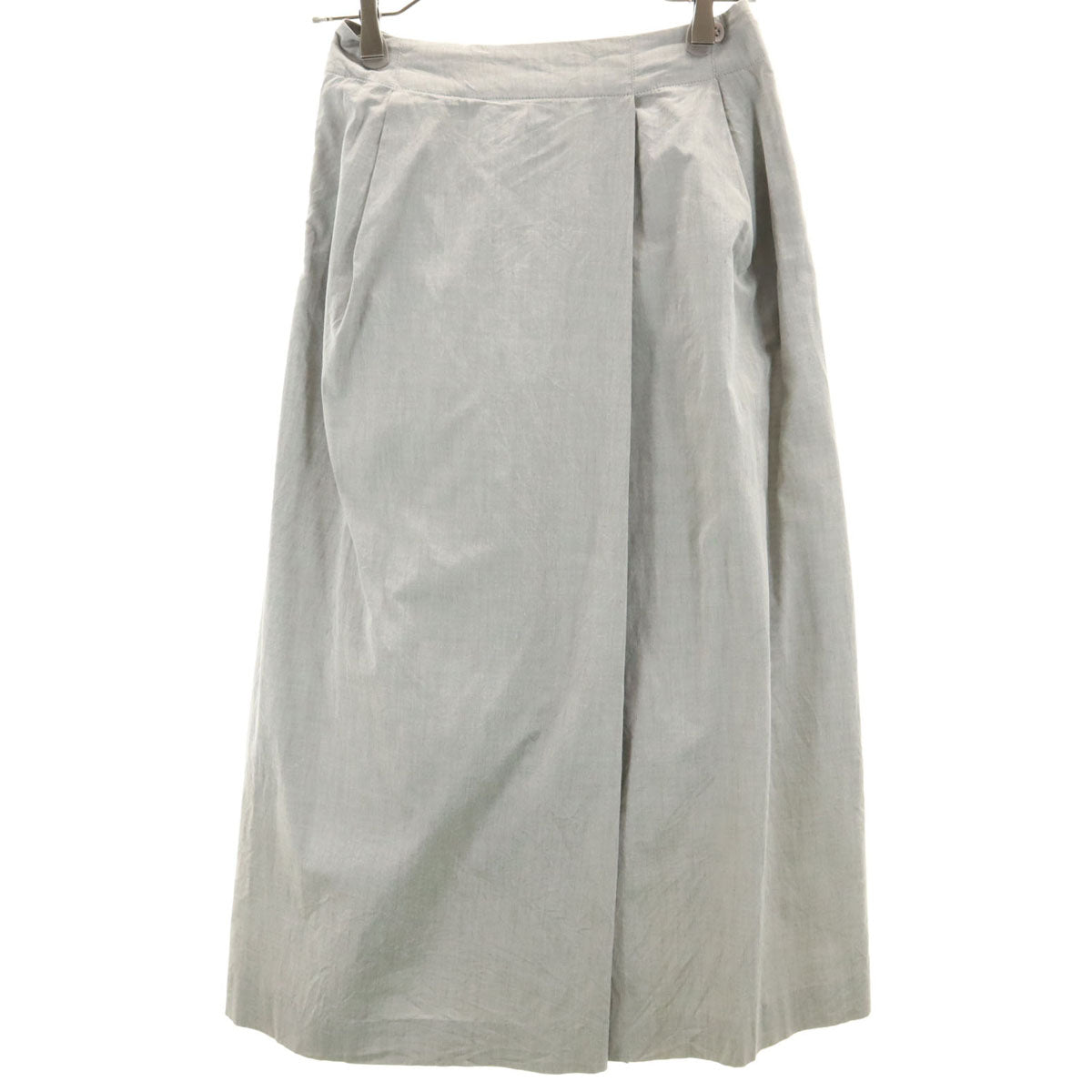 ISSEY MIYAKE 80s Vintage Asymmetric Wrap Skirt Gray Size M