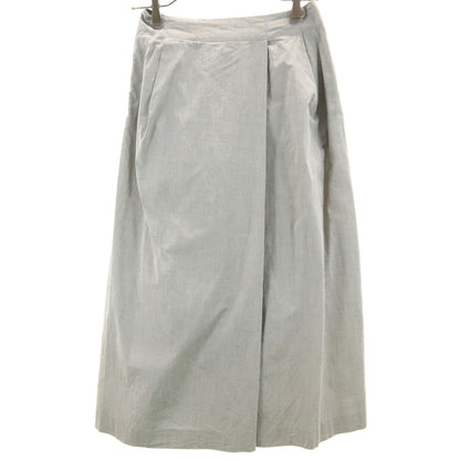 ISSEY MIYAKE 80s Vintage Asymmetric Wrap Skirt Gray Size M