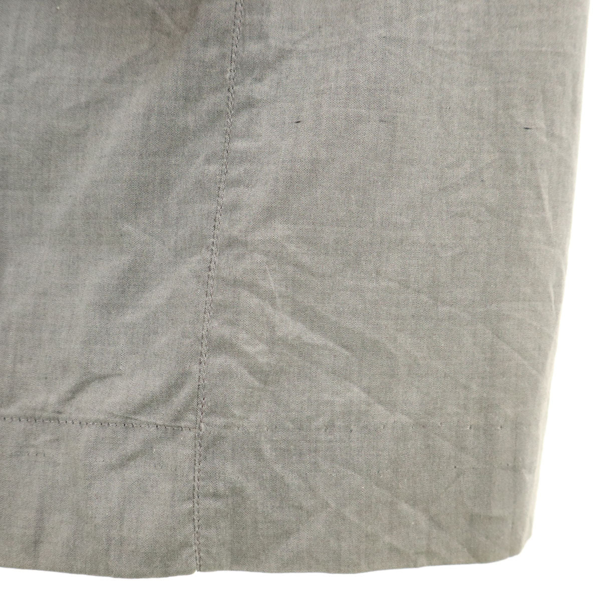 ISSEY MIYAKE 80s Vintage Asymmetric Wrap Skirt Gray Size M