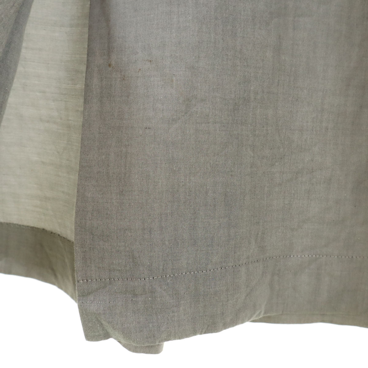 ISSEY MIYAKE 80s Vintage Asymmetric Wrap Skirt Gray Size M