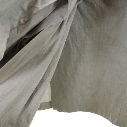 ISSEY MIYAKE 80s Vintage Asymmetric Wrap Skirt Gray Size M
