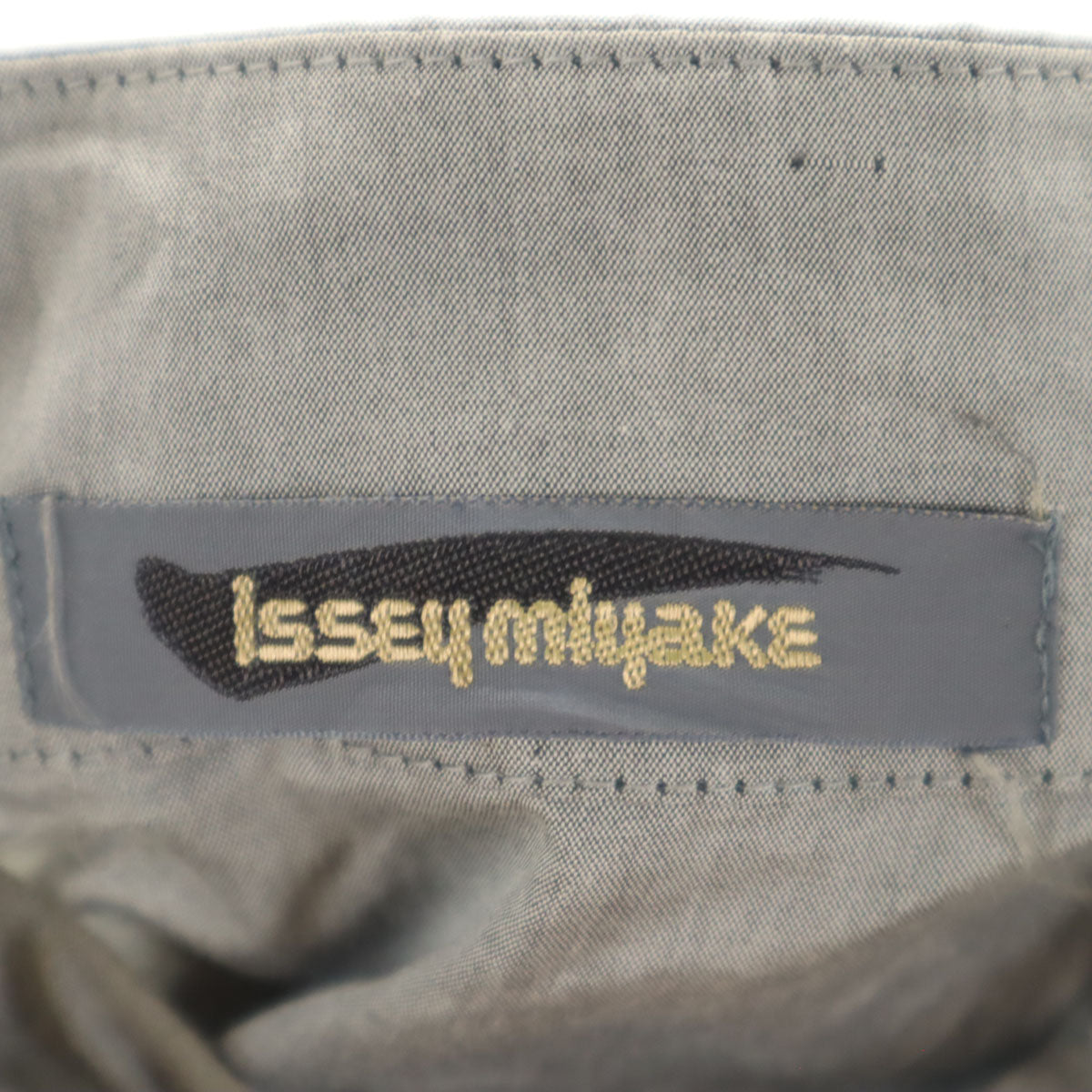 ISSEY MIYAKE 80s Vintage Asymmetric Wrap Skirt Gray Size M