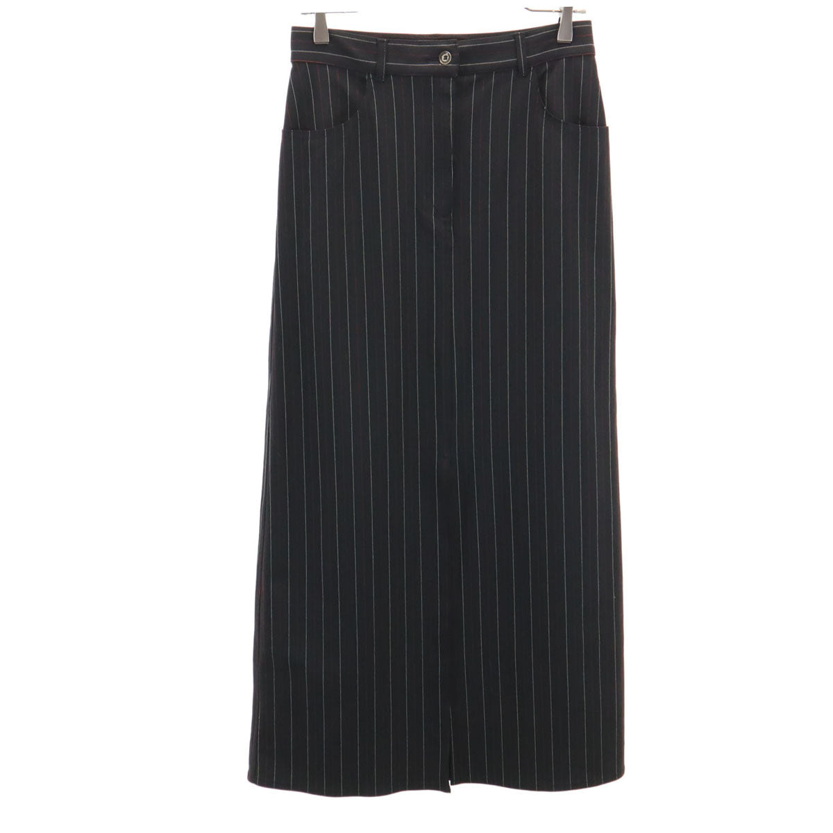 FENDI Italian Stretch Front Slit Midi Pencil Skirt Size 38