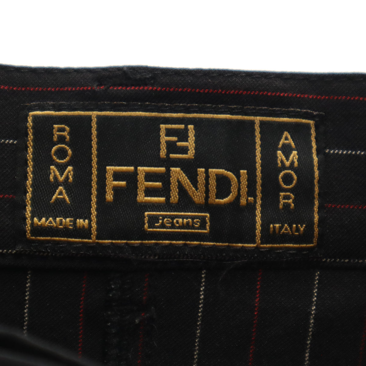 FENDI Italian Stretch Front Slit Midi Pencil Skirt Size 38