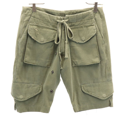 GREG LAUREN USA Made Khaki Cargo Shorts