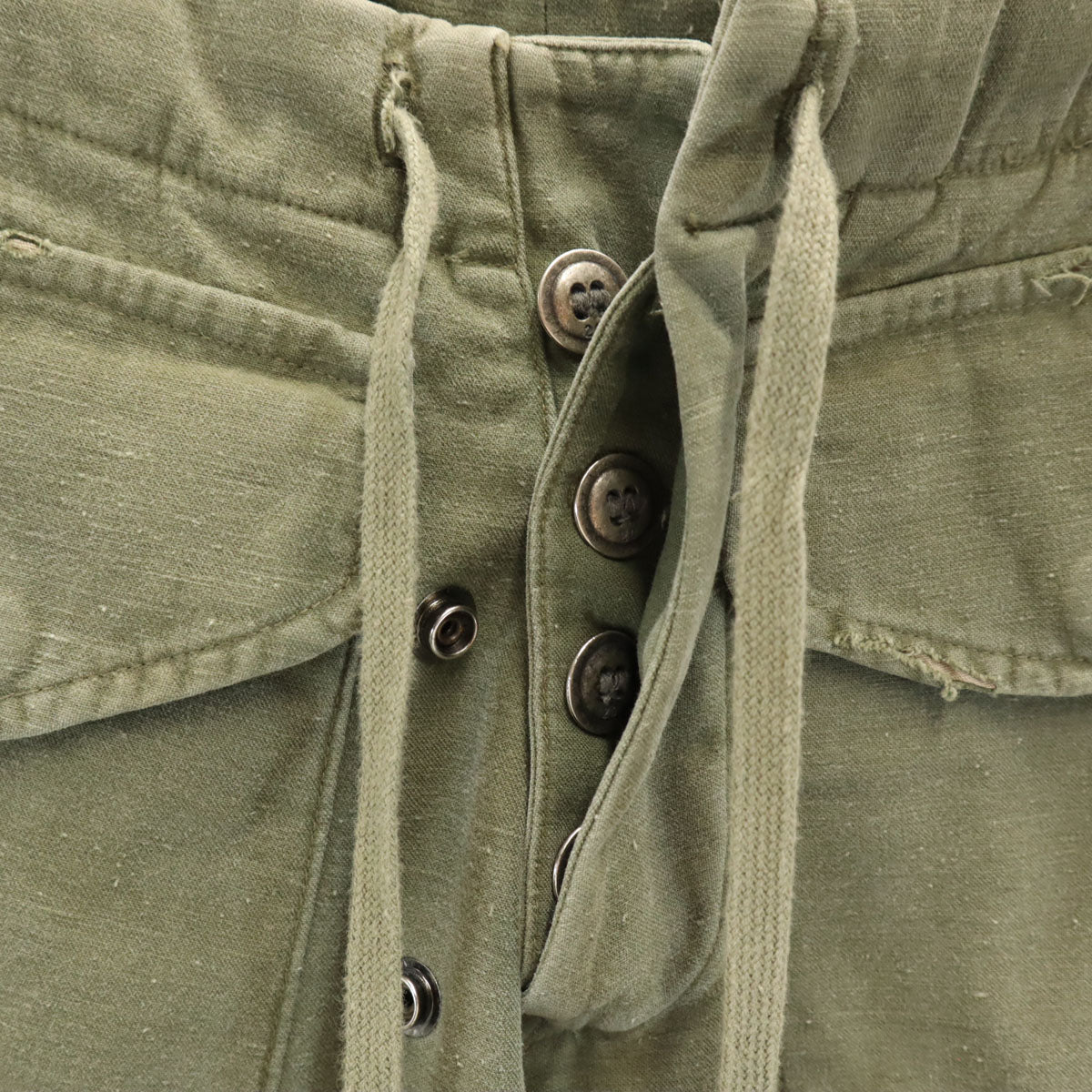 GREG LAUREN USA Made Khaki Cargo Shorts