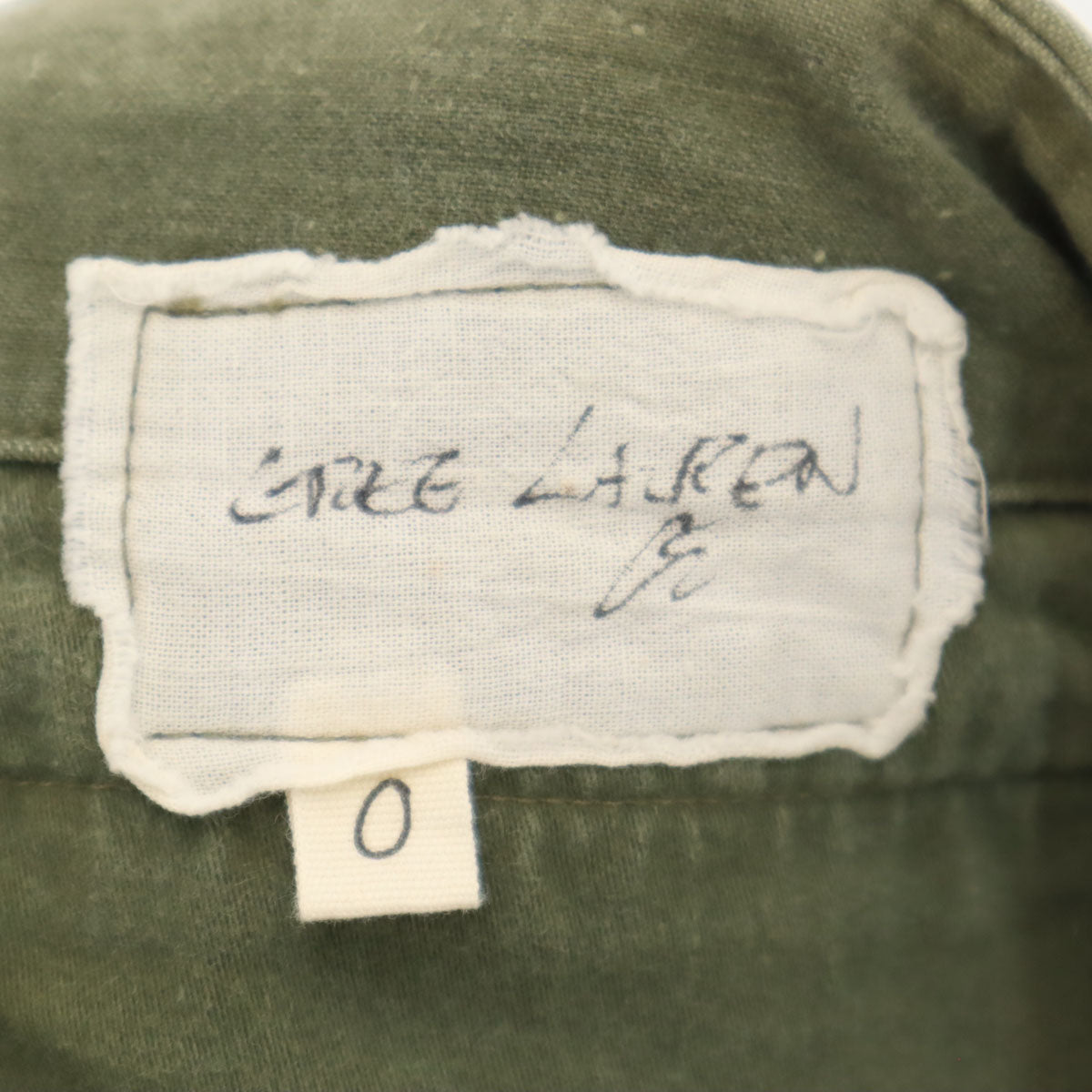 GREG LAUREN USA Made Khaki Cargo Shorts