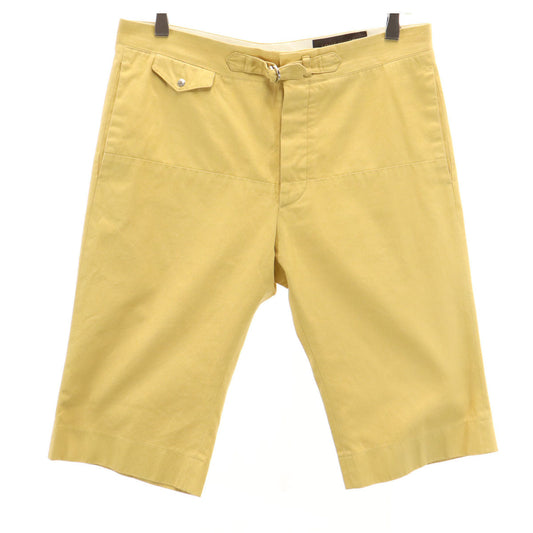 LOUIS VUITTON Made in Italy Shorts Golden Yellow Size 40