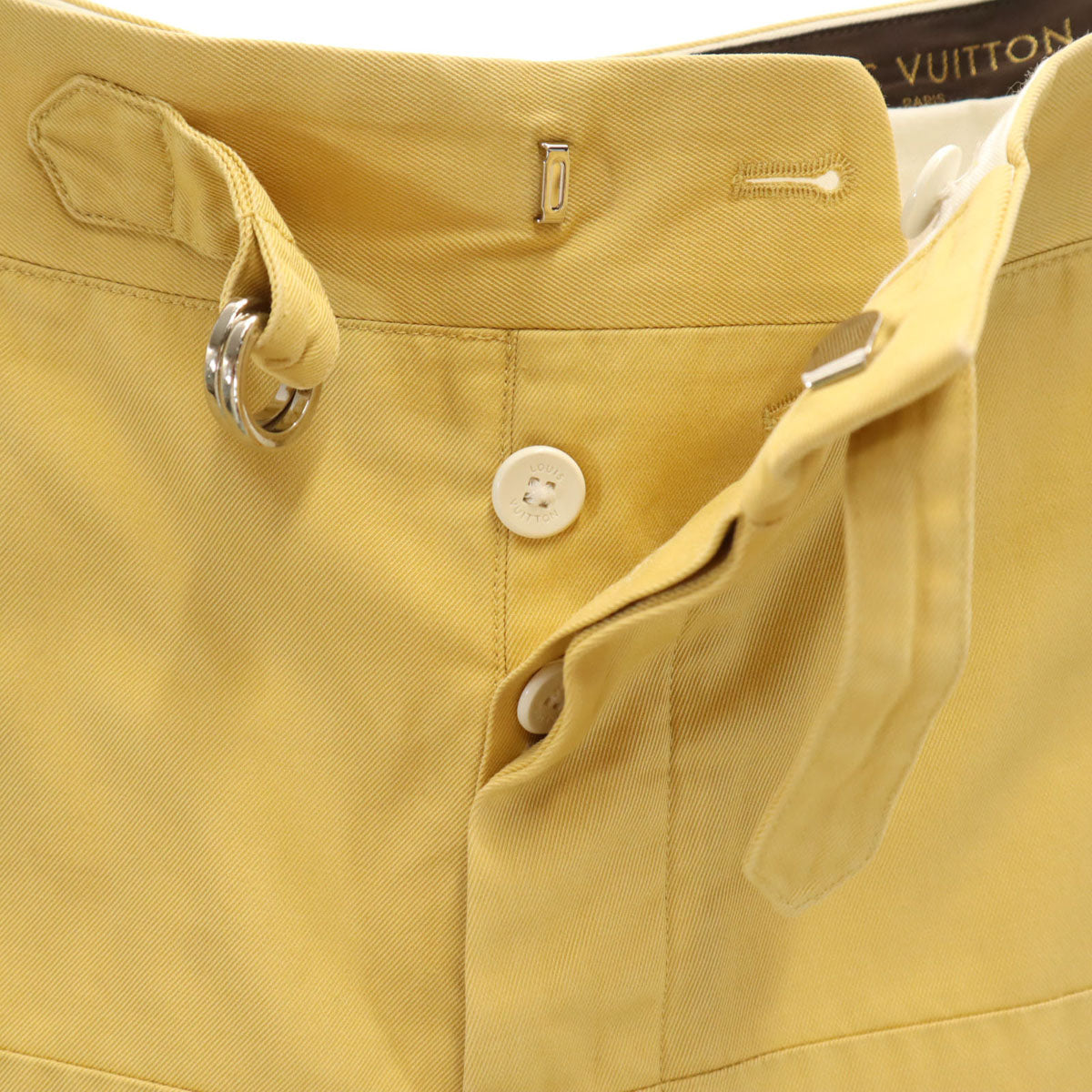 LOUIS VUITTON Made in Italy Shorts Golden Yellow Size 40