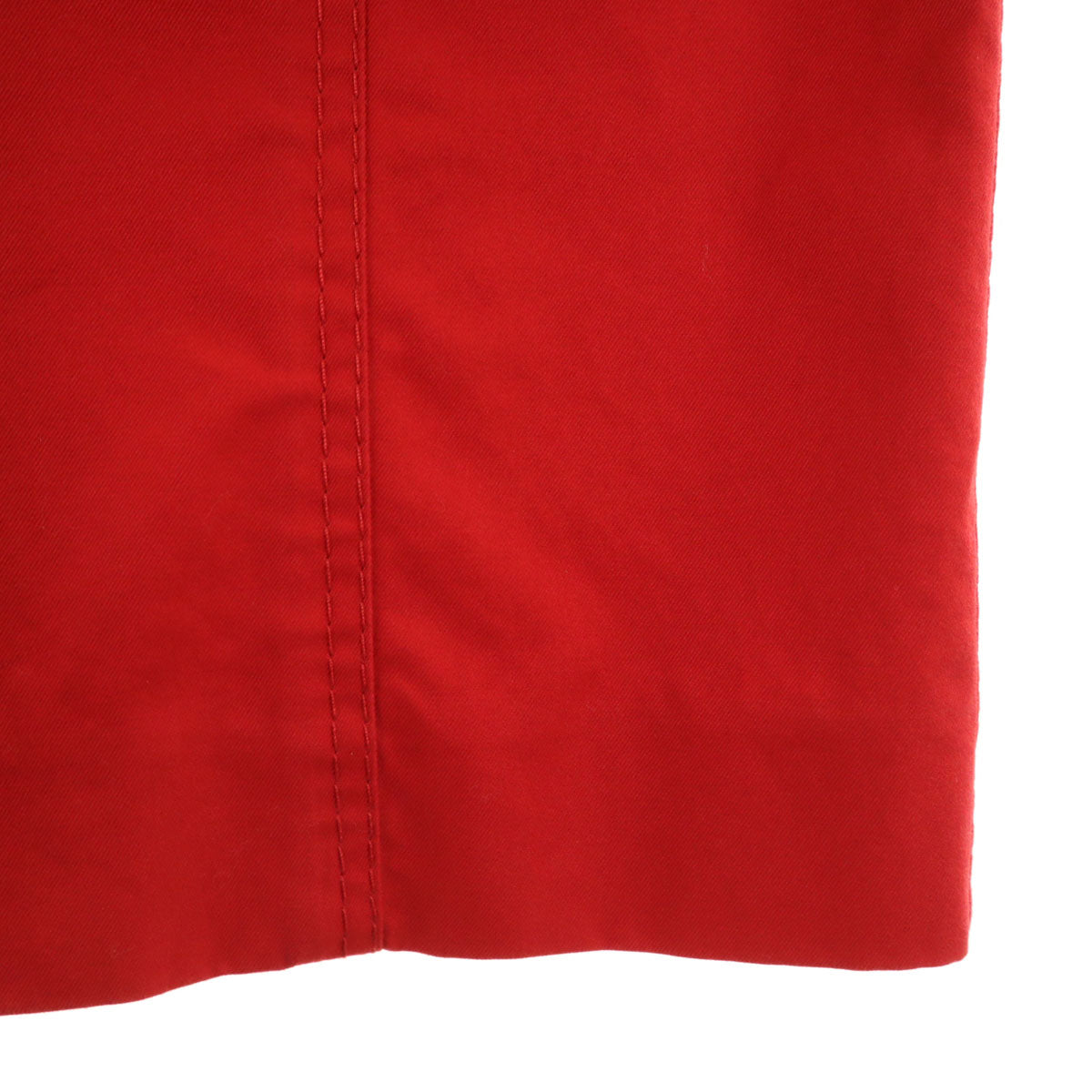 LOUIS VUITTON Red Midi Tight Skirt Size 34