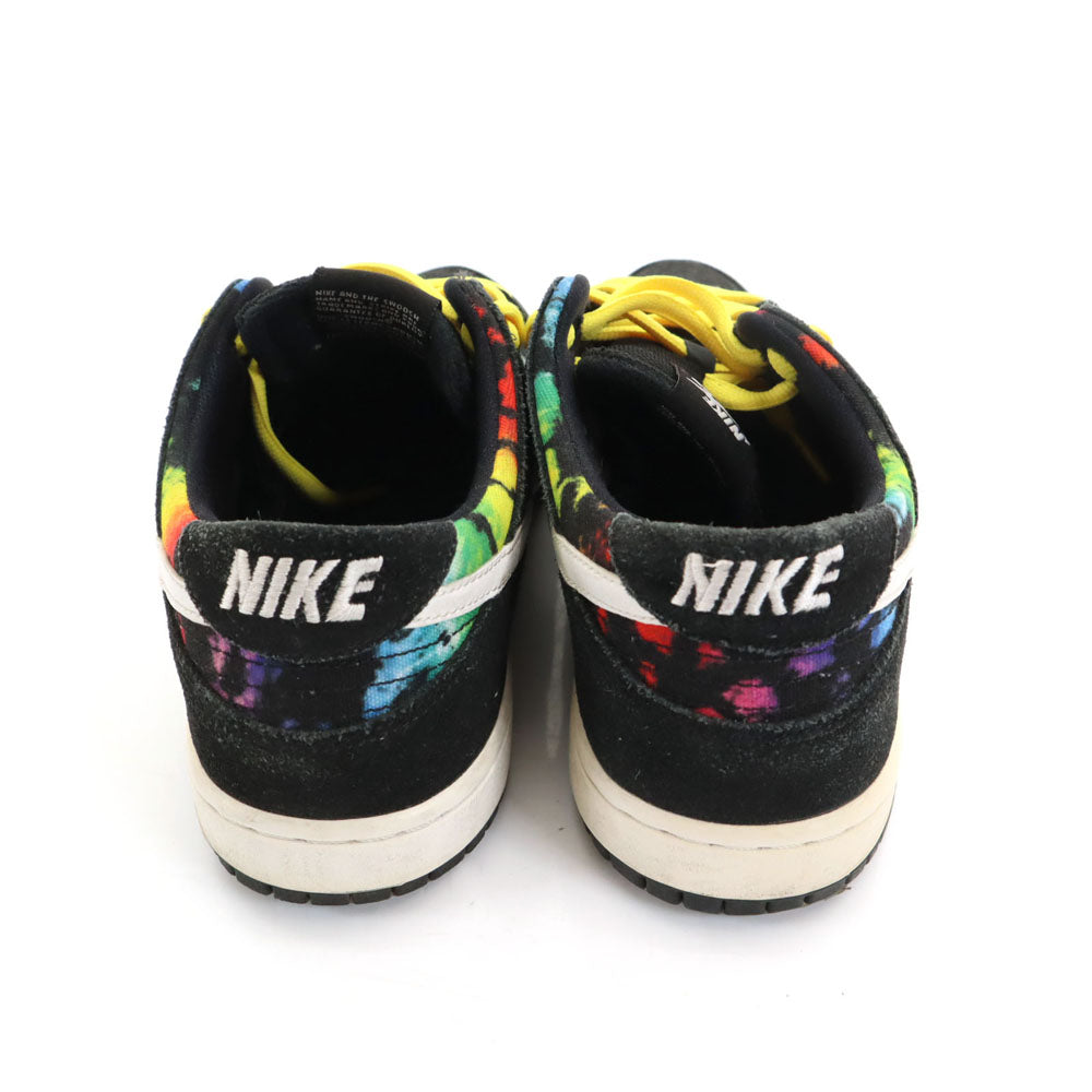 NIKE SB Ishod Wair Dunk Low Tie-Dye Sneakers Black Size 28