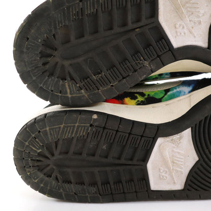NIKE SB Ishod Wair Dunk Low Tie-Dye Sneakers Black Size 28