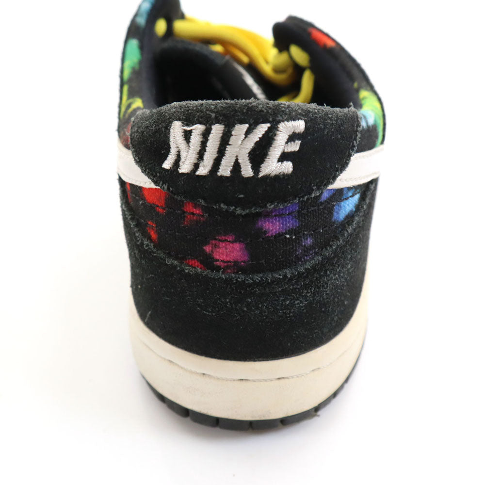 NIKE SB Ishod Wair Dunk Low Tie-Dye Sneakers Black Size 28