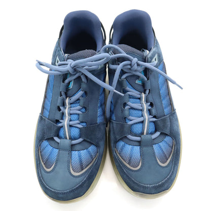 LOUIS VUITTON Italian-made Avue Line Sneakers Navy Size 8