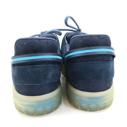 LOUIS VUITTON Italian-made Avue Line Sneakers Navy Size 8