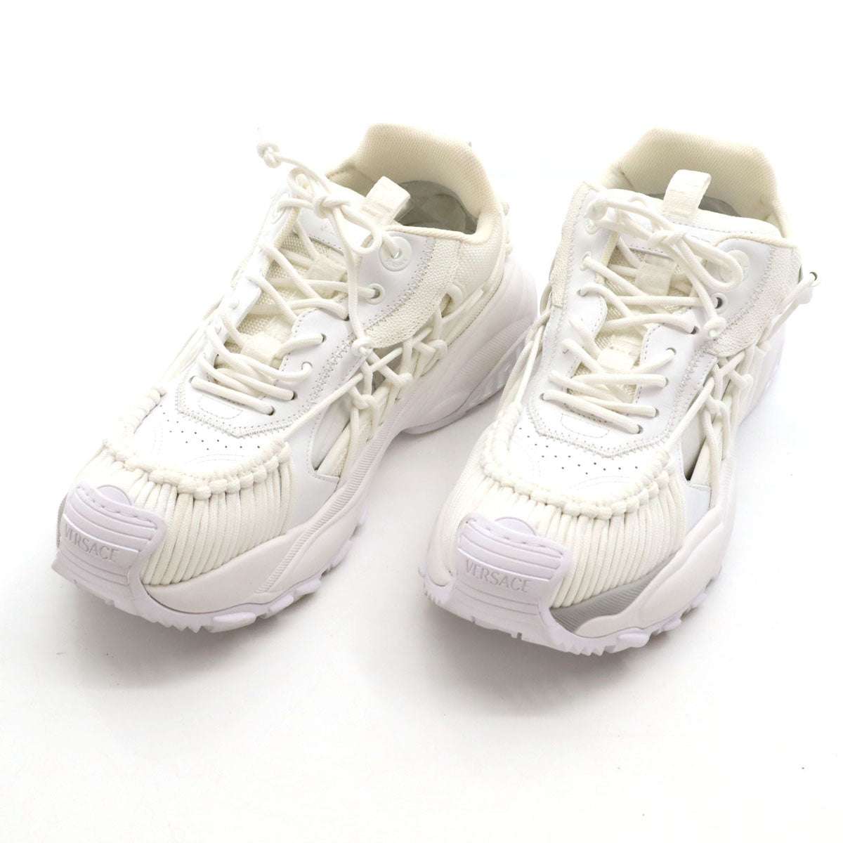 VERSACE Italian Mercury M VS 01 Sneakers White Size 28